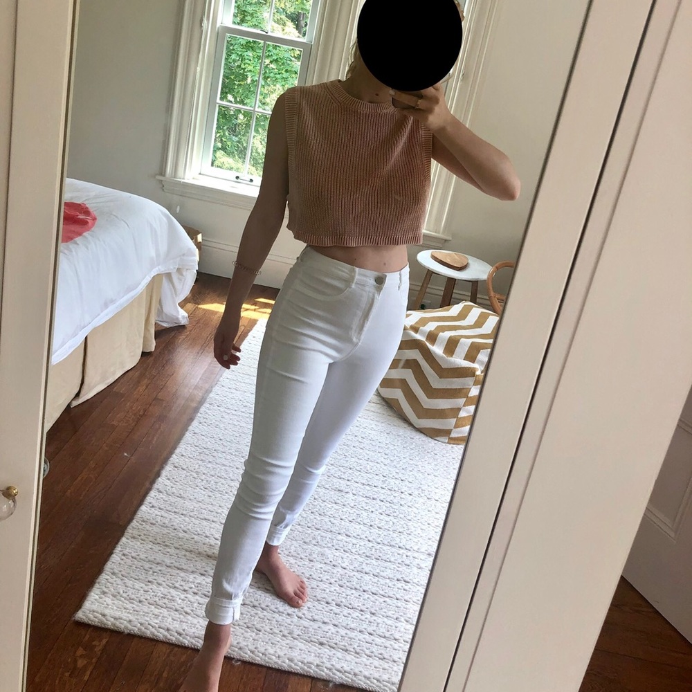 Free People Cropped Sweater